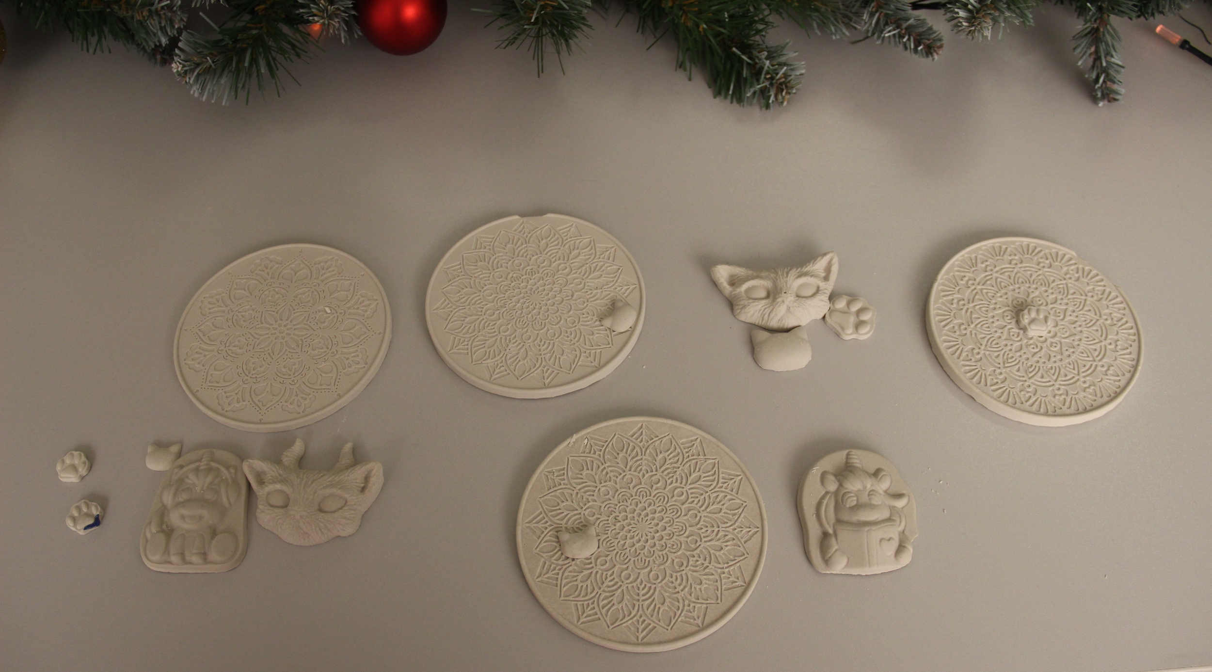 Гипсовые фантазии и мультики-загадки 